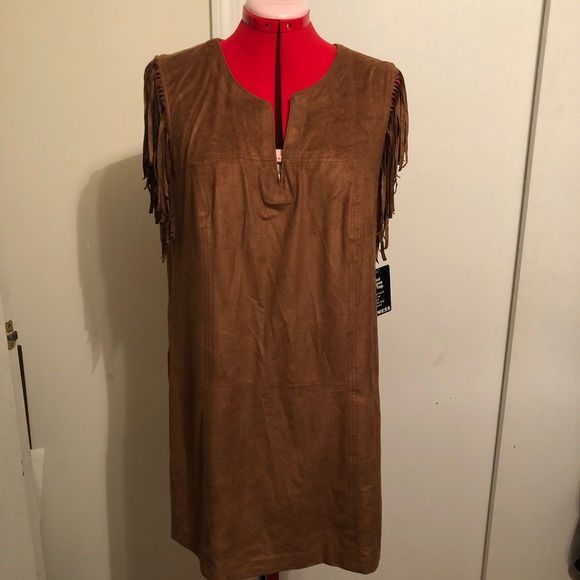Express Faux Suede Dress New with Tags! - Picture 2 of 7